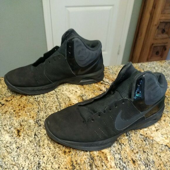 Nike Air Visi Pro 6 VI Black Basketball Shoes Lace Up 749168-003 Men’s Size 10 main image 11